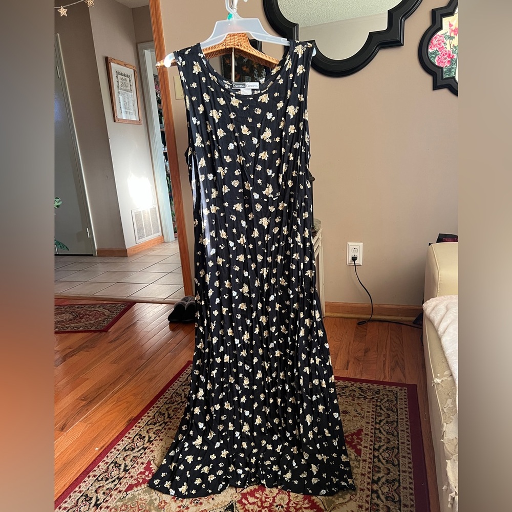 Floral maxi dress vintage
